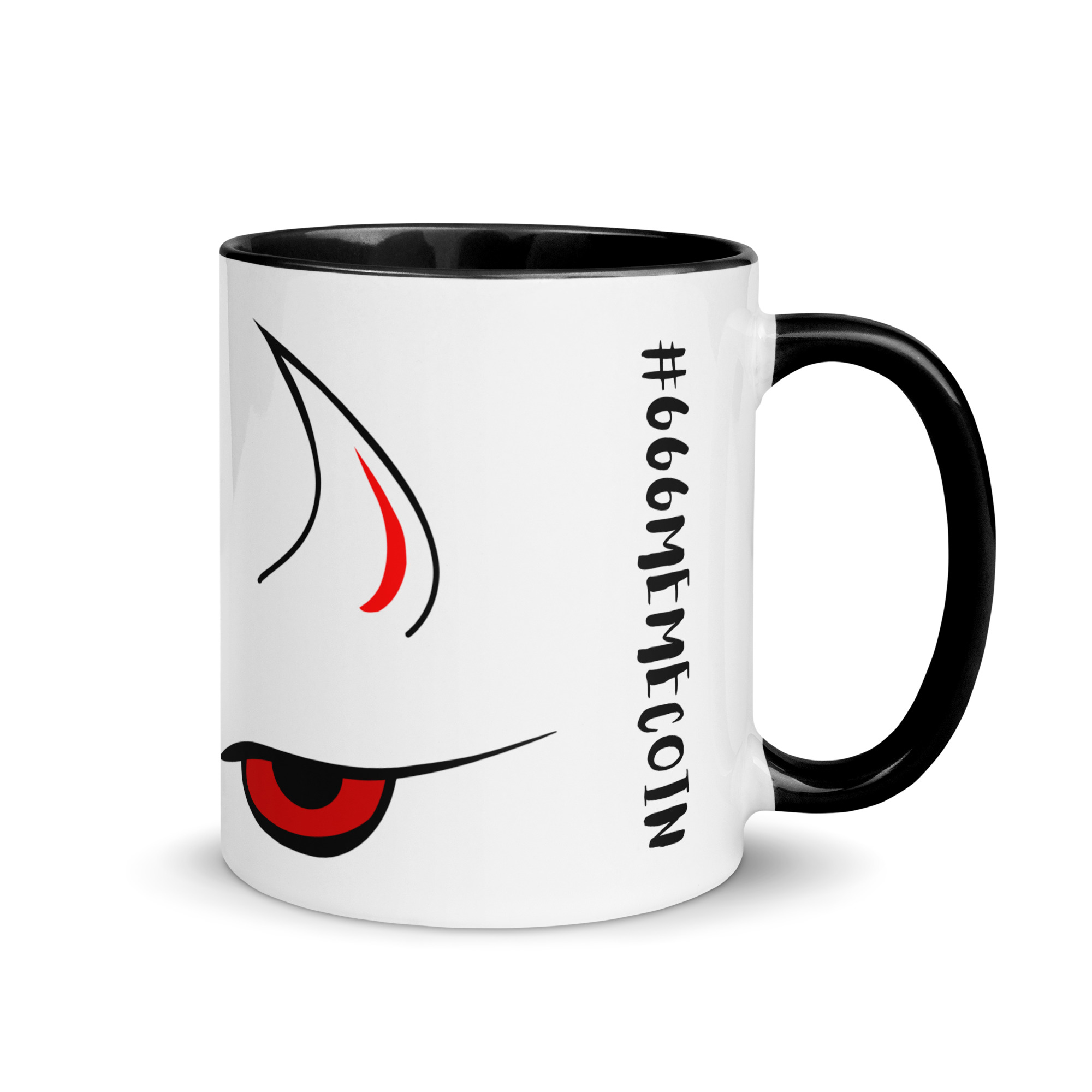 Lucifer’s Eyes – Mug with Color Inside - Image 3